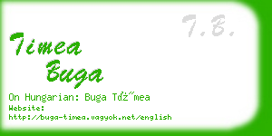 timea buga business card